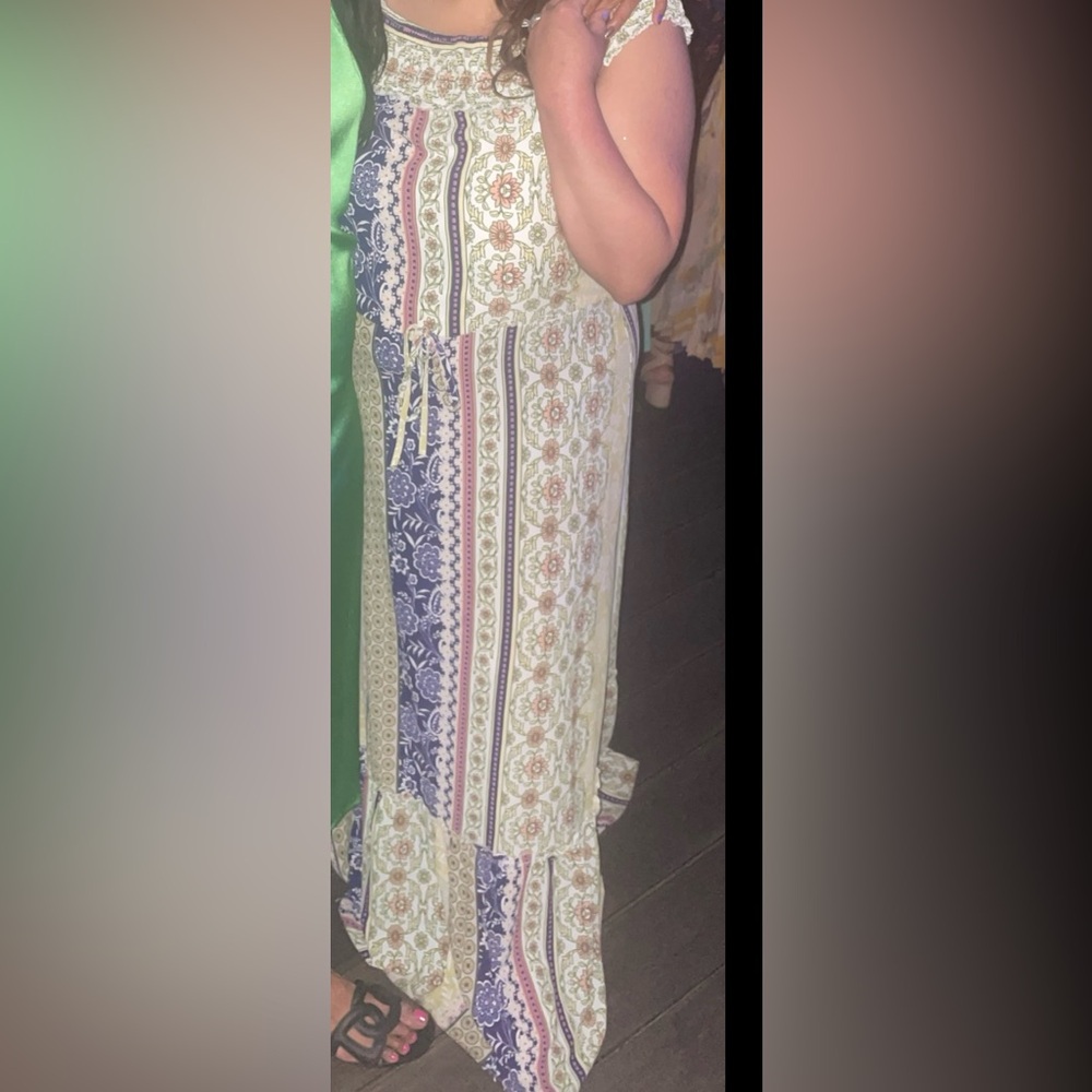 Floral Multicolor Maxi Dress